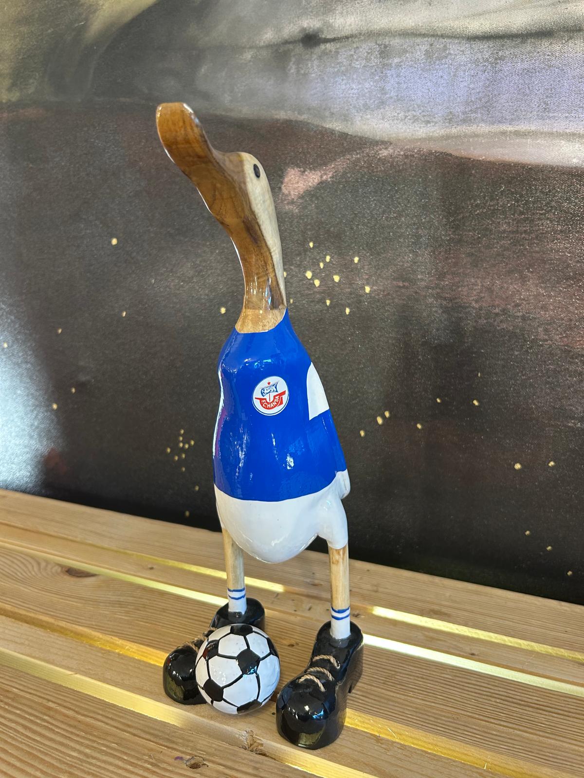 Hansa Rostock Wooden Duck 33cm